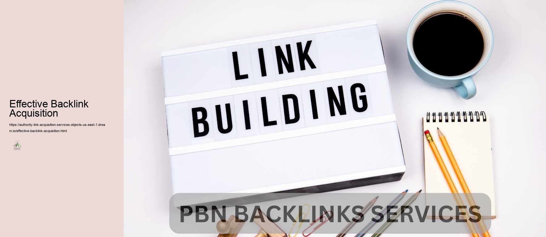 Effective Backlink Acquisition